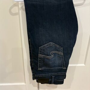 Men's Dark Wash Silver Jeans